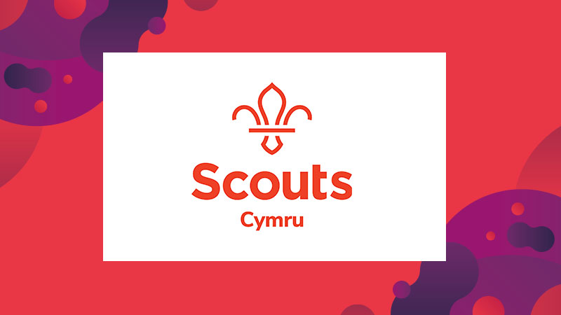 Gofod  Scouts Cymru Logo