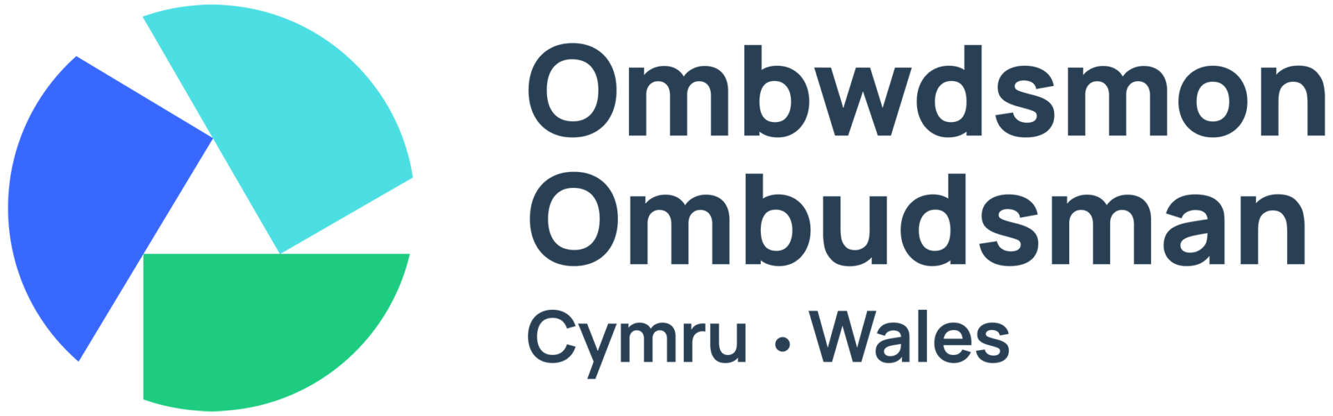 Ombudsman Wales Primary Logo Colour Dark
